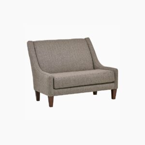 Modern Armless Straight Back Settee